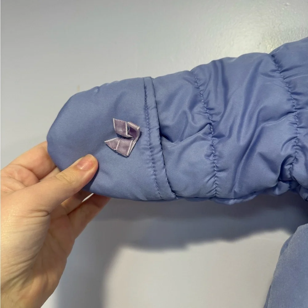 Purple London Fog baby‎ puffy snowsuit